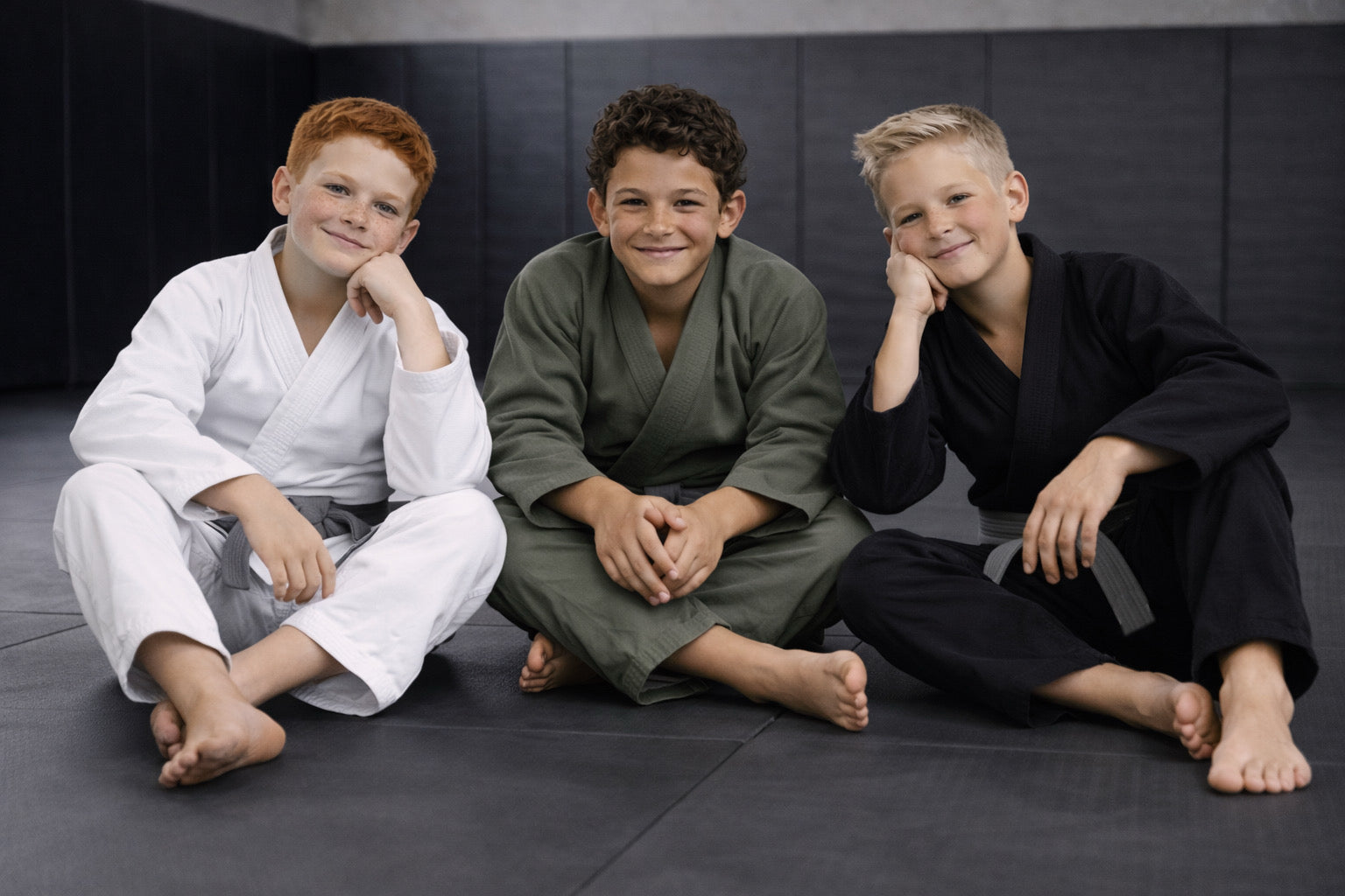 Hammerhai BJJ DRAKT for Barn + Gratis Hvitt Belte