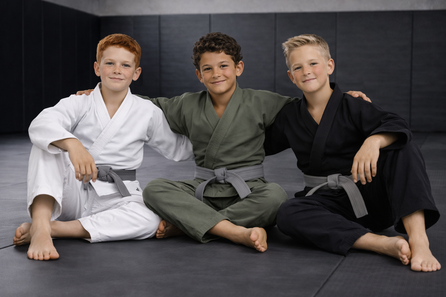 Hammerhai BJJ DRAKT for Barn + Gratis Hvitt Belte