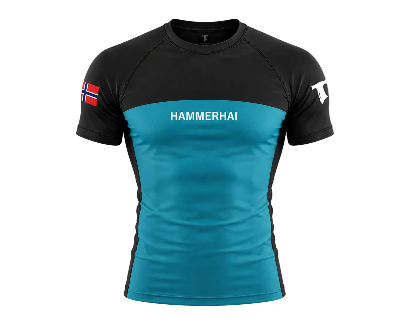 HAMMERHAI TEAL RASHGUARD