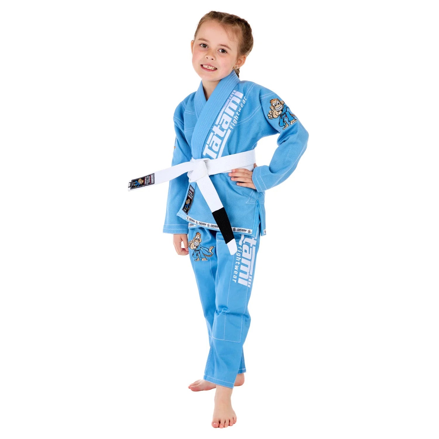 Tatami Meerkatsu Animal BJJ DRAKT for Barn - Himmelblå