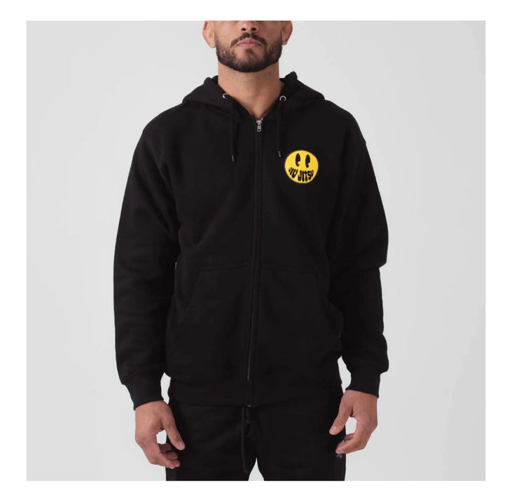 Smiley Zip-Up Hoodie - Choke Republic