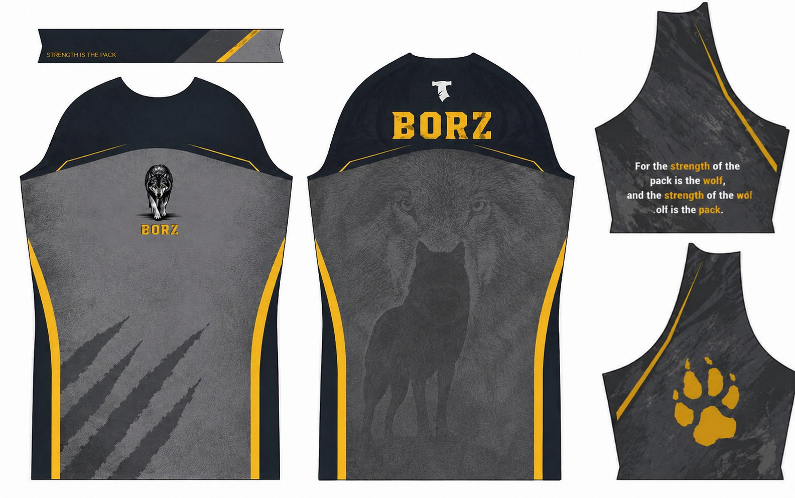 BORZ Rashguard fra HAMMERHAI