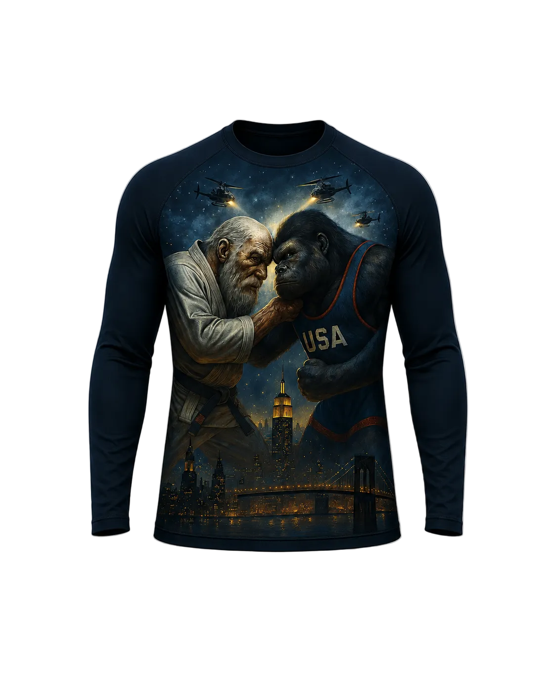Troll vs Kong Longsleeve Rashguard