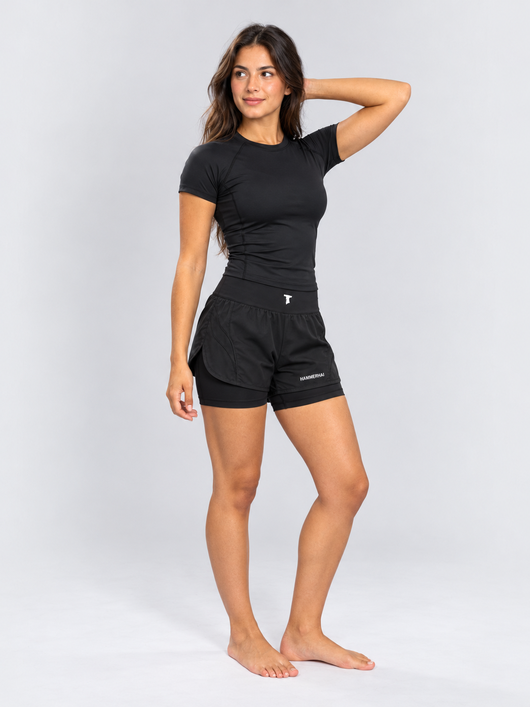 HAMMERHAI Dual layer shorts til damer