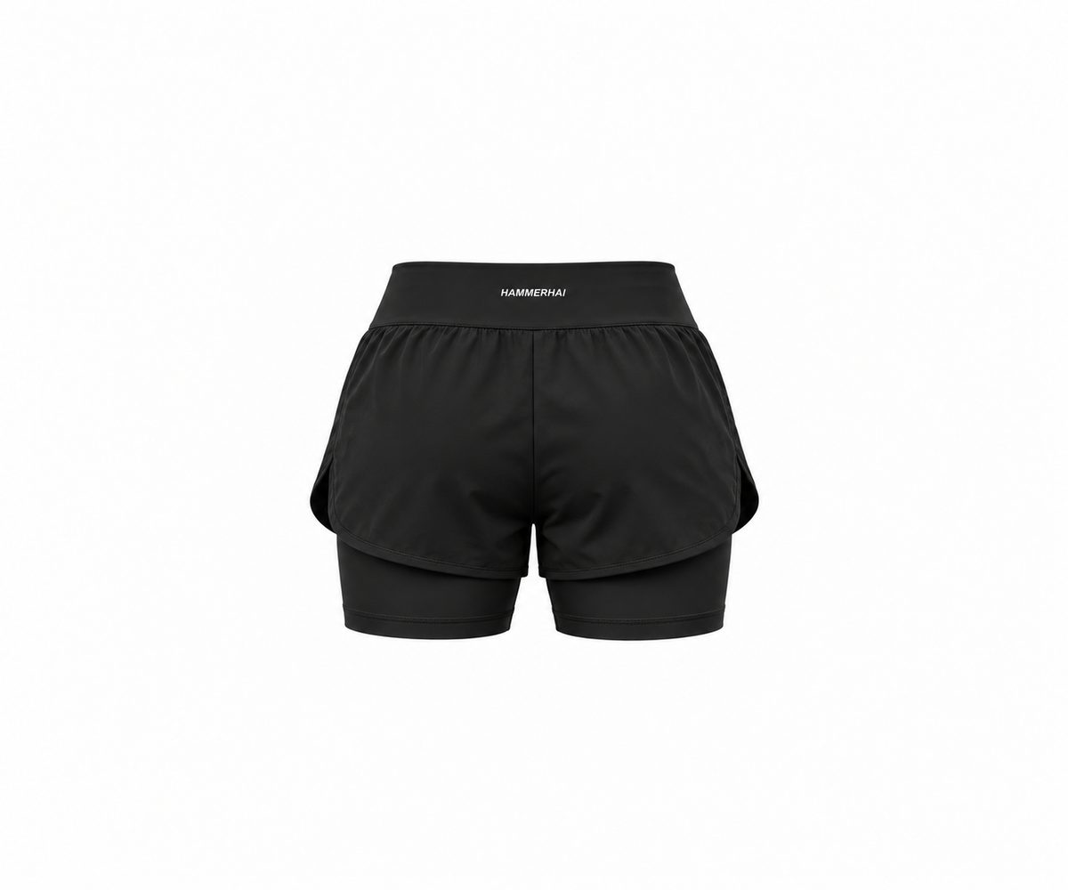 HAMMERHAI Dual layer shorts til damer