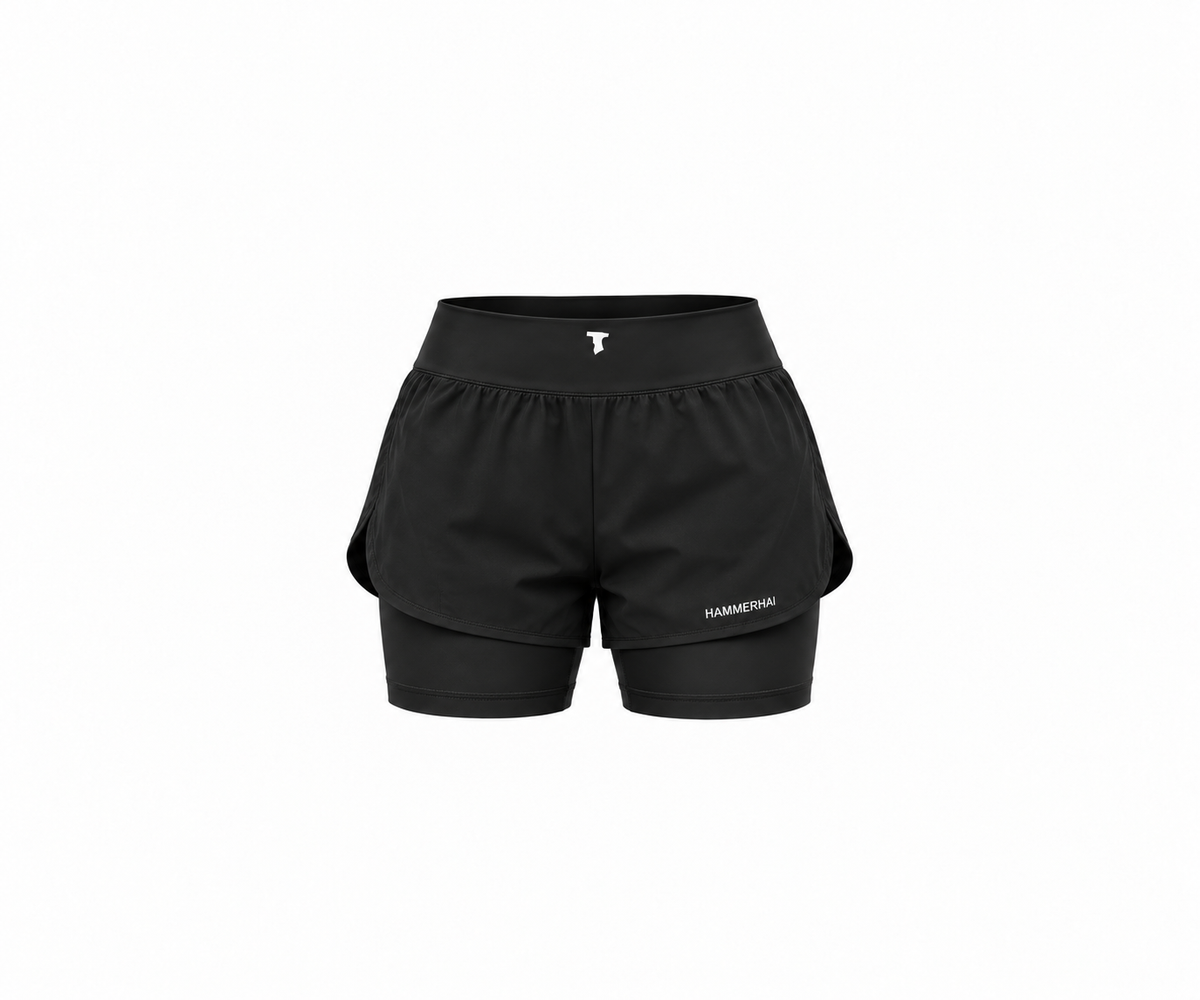HAMMERHAI Dual layer shorts til damer