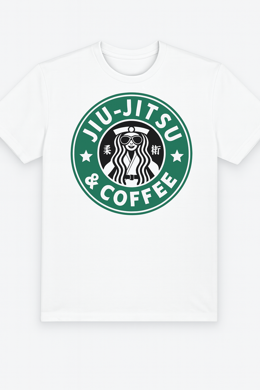 Jiu-jitsu and Coffe t-skjorte