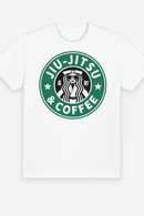 Jiu-jitsu and Coffe t-skjorte