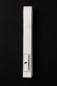 Hammerhai BJJ Hvitt Belte for Voksne og Barn