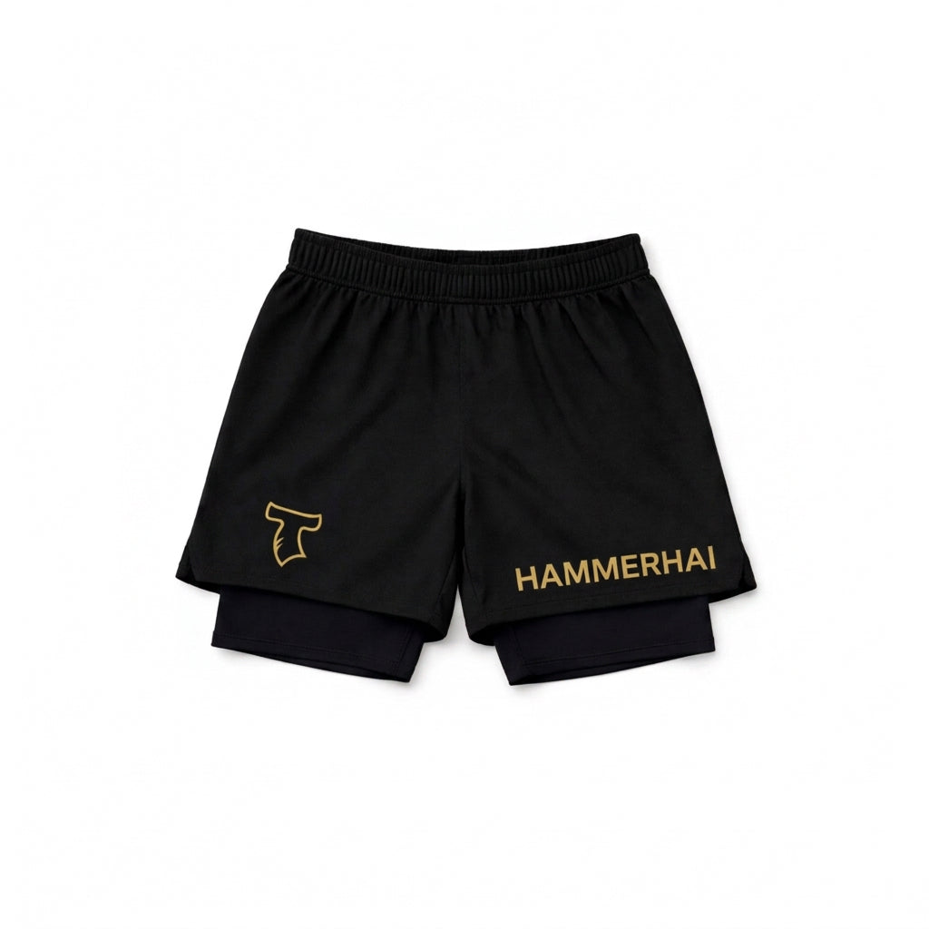 HAMMERHAI  Reloaded Dual Layer Shorts for Kampsport