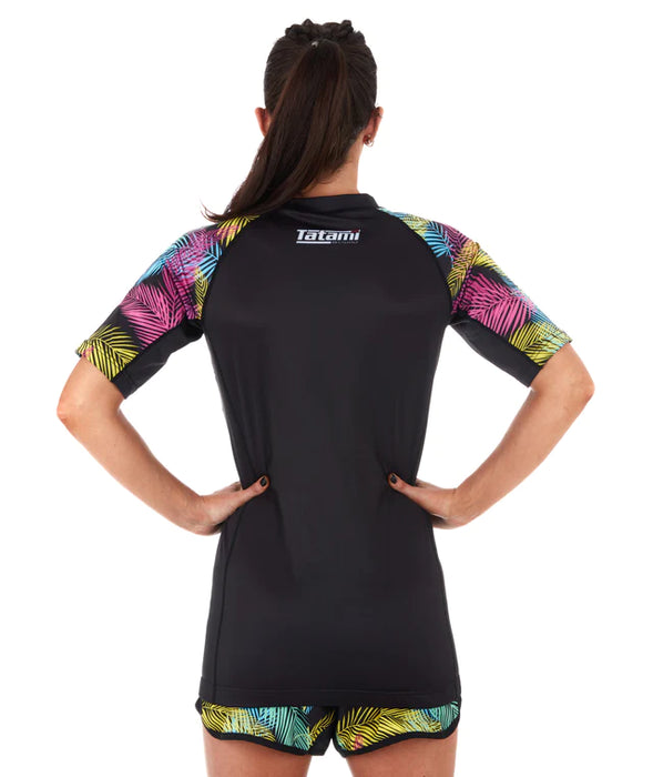 TATAMI RECHARGE DAME BJJ RASH GUARD - TROPICANA