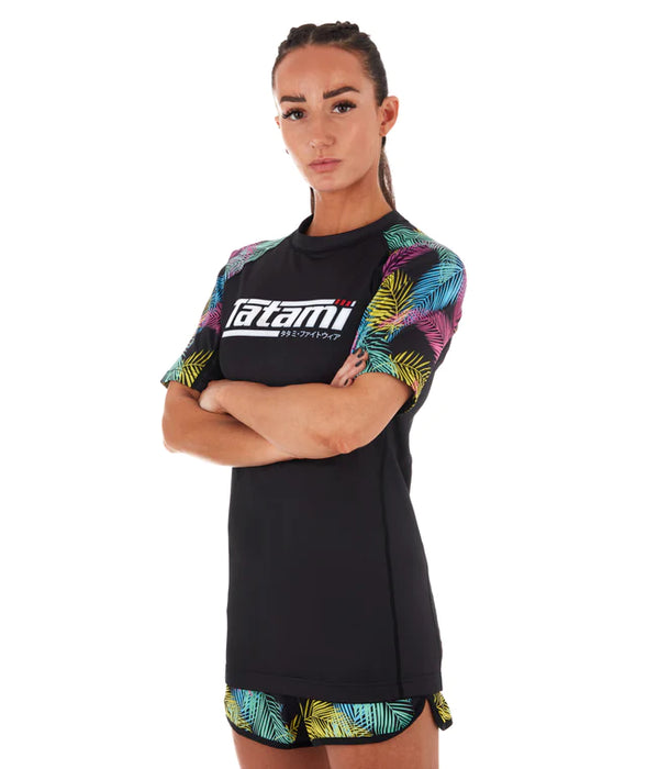 TATAMI RECHARGE DAME BJJ RASH GUARD - TROPICANA