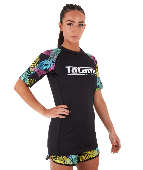 TATAMI RECHARGE DAME BJJ RASH GUARD - TROPICANA