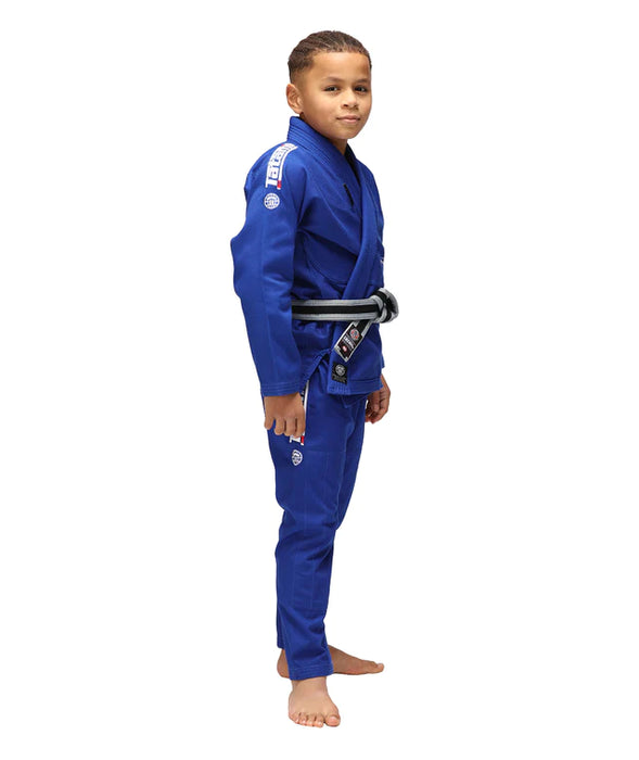 ELEMENTS SUPERLITE BJJ BARNEDRAKT - BLÅTT INKL. Gratis Hvit Belte