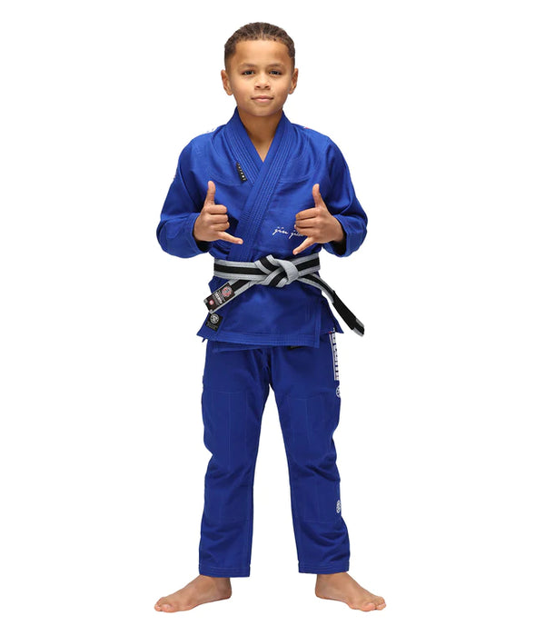 ELEMENTS SUPERLITE BJJ BARNEDRAKT - BLÅTT INKL. Gratis Hvit Belte