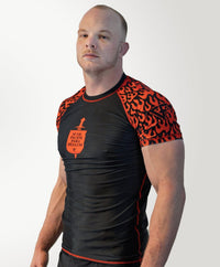 Nick Hartman wearing Ground Force Para Bellum Rashguard