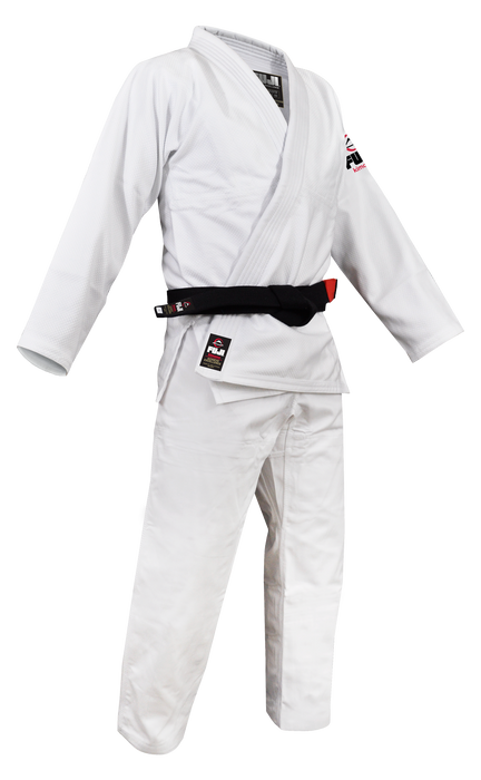 Fuji sports All Around BJJ Gi beginner white side right