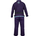 The Fuji Sports Suparaito Navy Womens BJJ Gi back 1600x1600