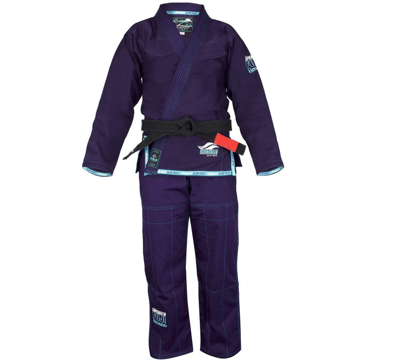 The Fuji Sports Suparaito Navy Womens BJJ Gi front 1600x1600