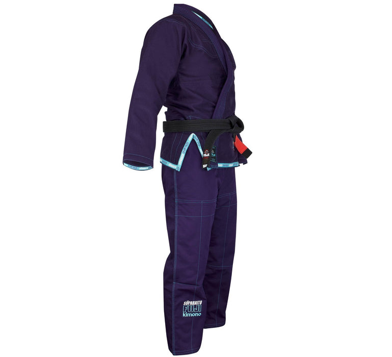 The Fuji Sports Suparaito Navy Womens BJJ Gi side right 1600x1600