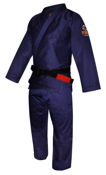 Fuji sports All Around BJJ Gi beginner navy blue side left