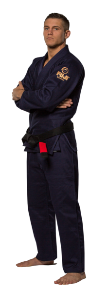 Fuji sports All Around BJJ Gi beginner navy blue side left